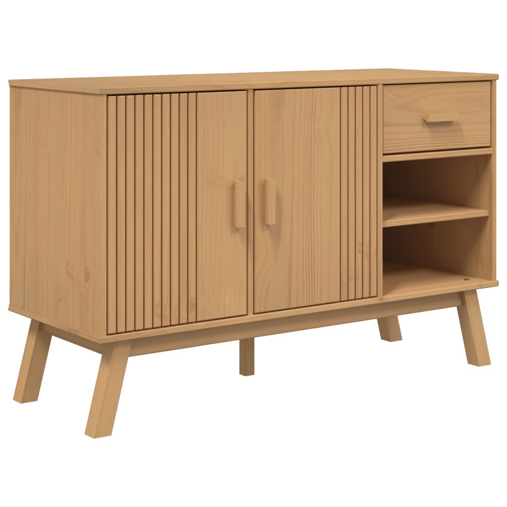 Sideboard Olden 44.9&quot;X16.9&quot;X28.9&quot; Solid Wood Pine