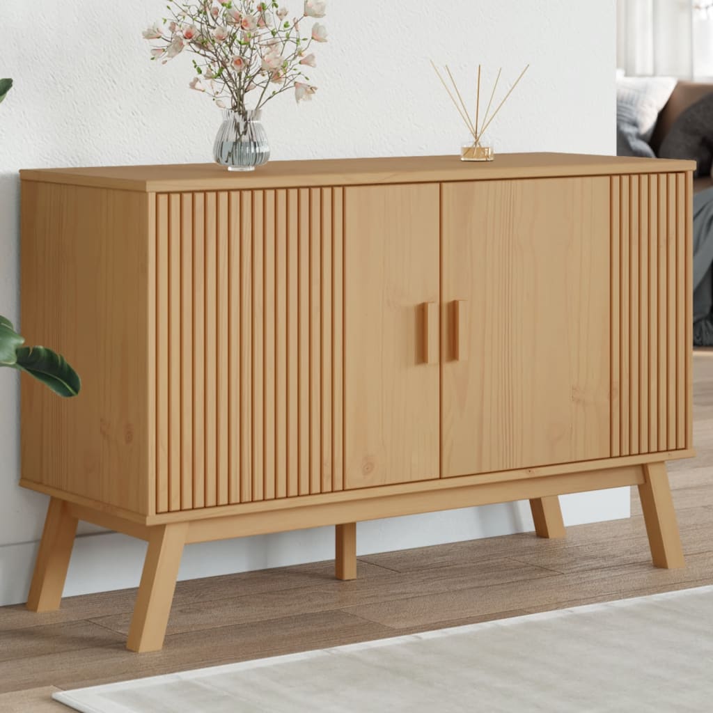 Sideboard Olden 44.9&quot;X16.9&quot;X28.9&quot; Solid Wood Pine