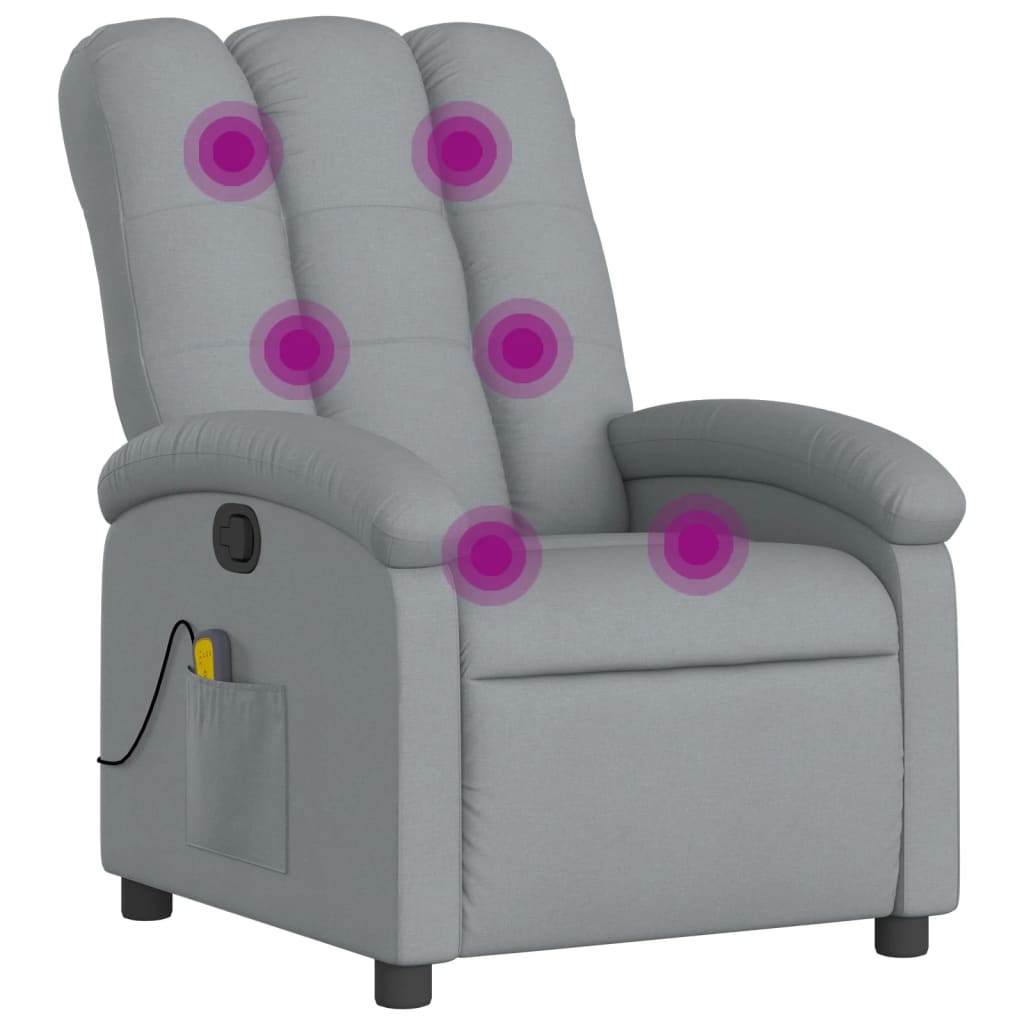 Massage Recliner Chair Fabric