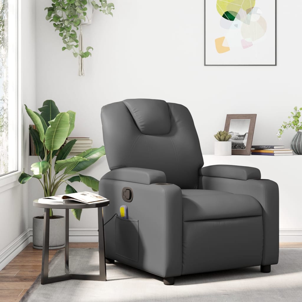 Massage Recliner Chair Faux Leather