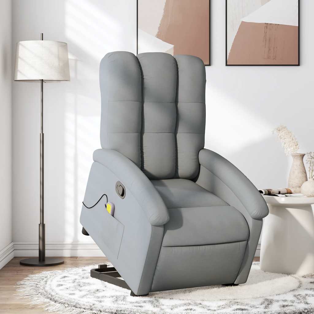 Stand Up Massage Recliner Chair Fabric