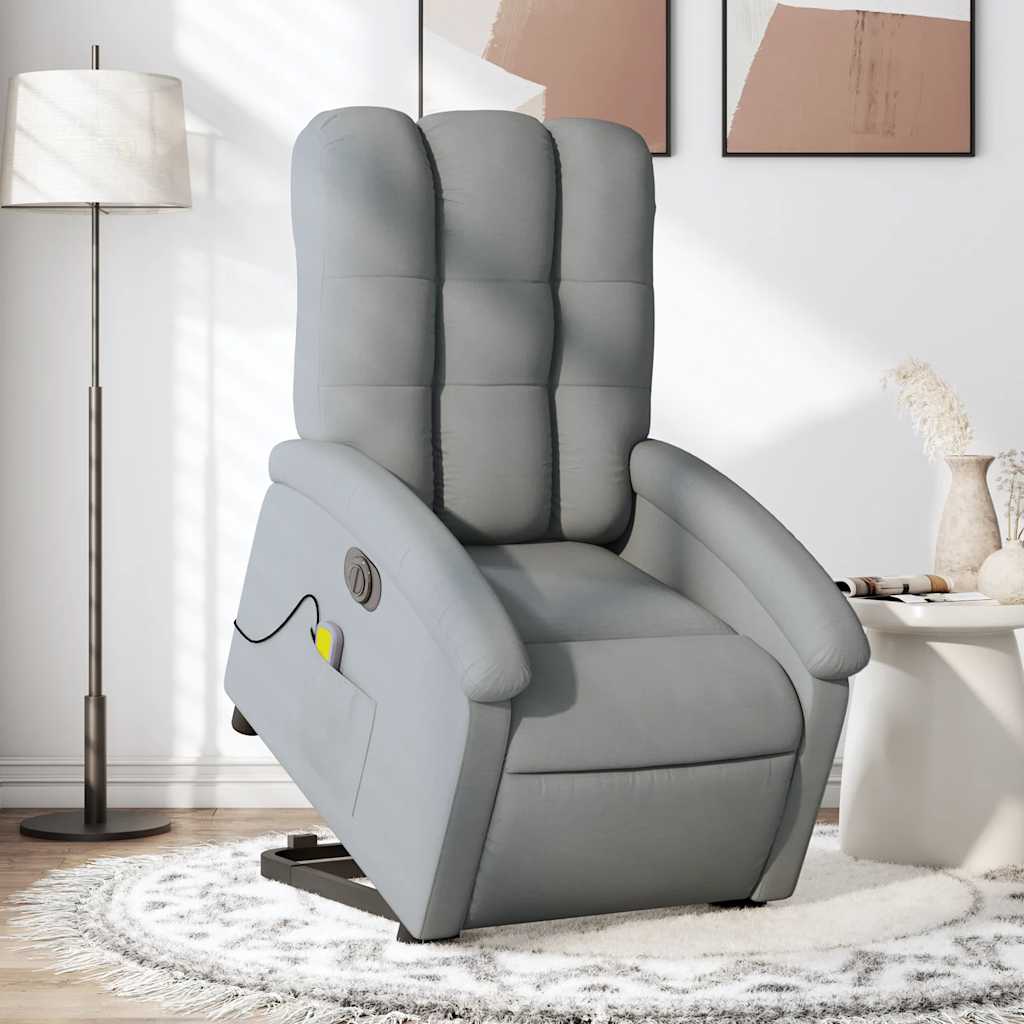 Stand Up Massage Recliner Chair Fabric