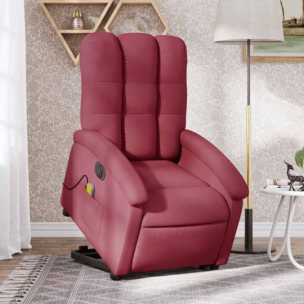 Stand Up Massage Recliner Chair Fabric