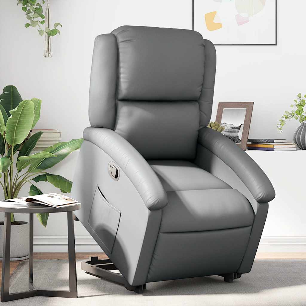 Stand Up Recliner Chair Faux Leather