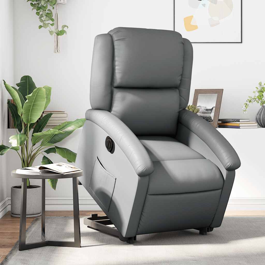 Stand Up Recliner Chair Faux Leather