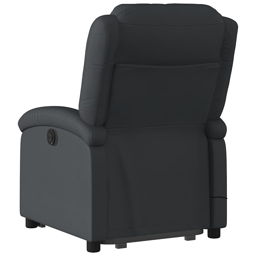 Stand Up Massage Recliner Chair Real Leather