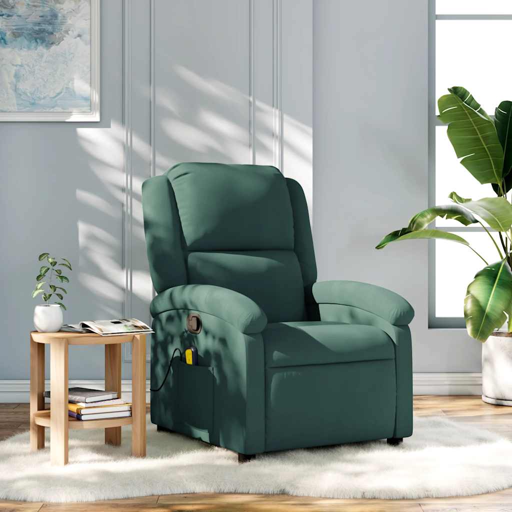 Electric Massage Recliner Chair Velvet