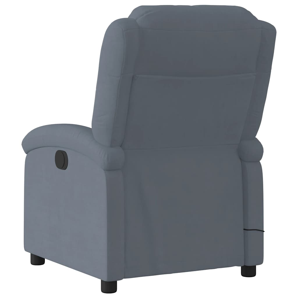 Electric Massage Recliner Chair Velvet