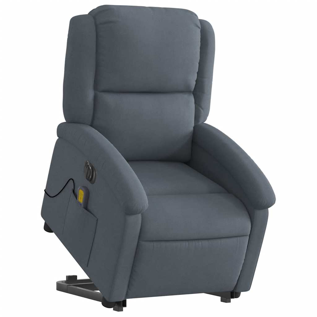 Electric Stand Up Massage Recliner Chair Velvet