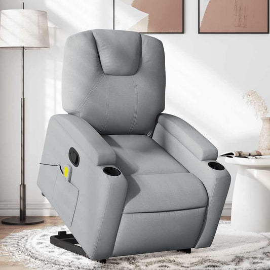 Stand Up Massage Recliner Chair Fabric