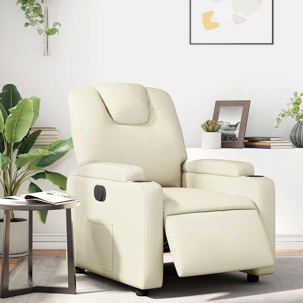 Electric Massage Recliner Chair Faux Leather