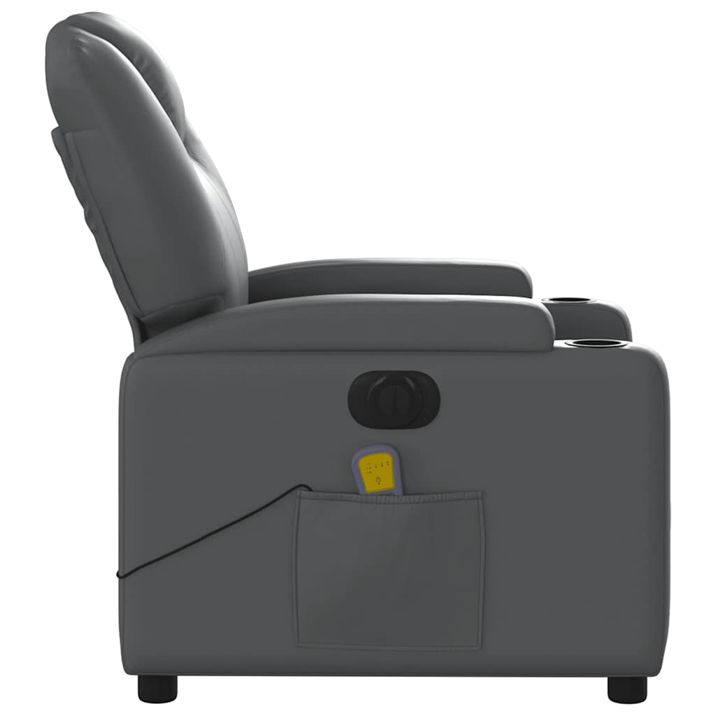 Electric Massage Recliner Chair Faux Leather