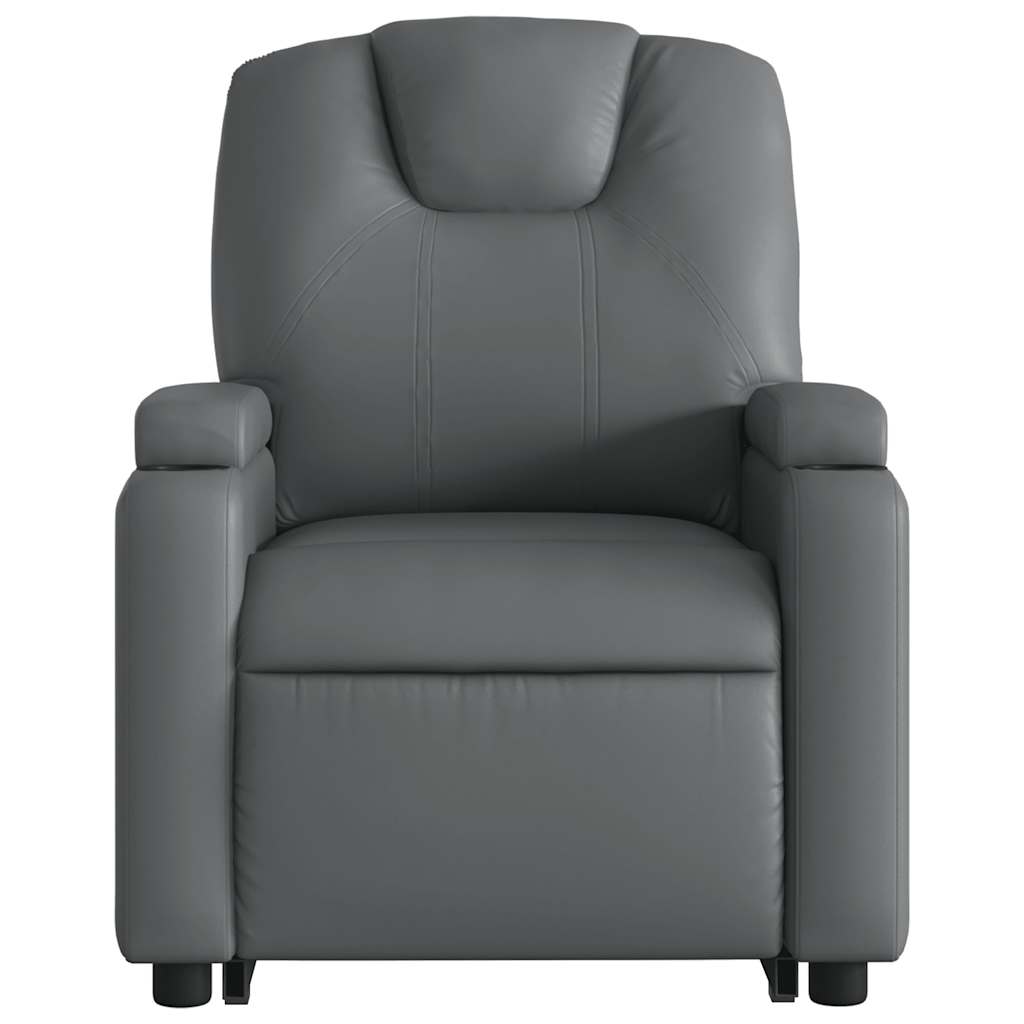 Electric Stand Up Massage Recliner Chair Faux Leather