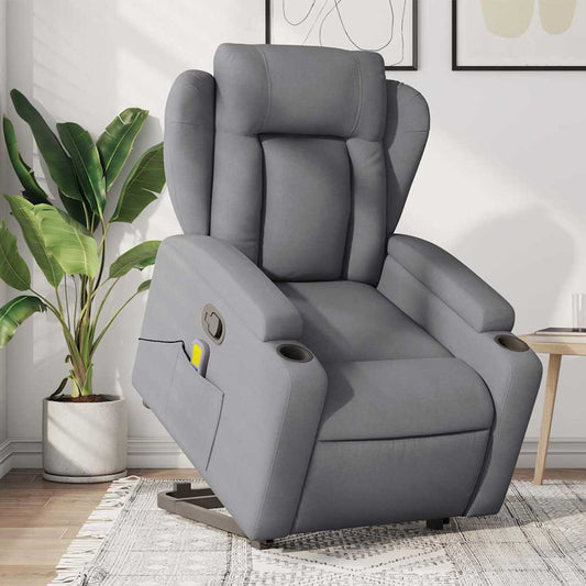 Stand Up Massage Recliner Chair Fabric