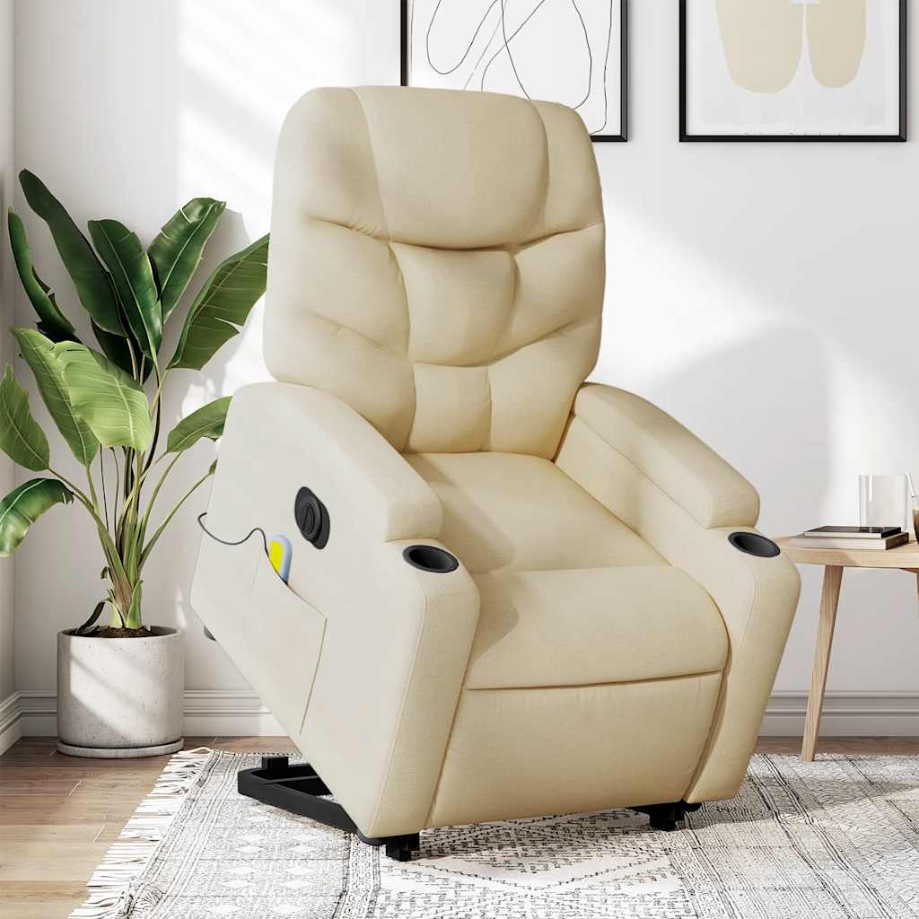 Stand Up Massage Recliner Chair Fabric