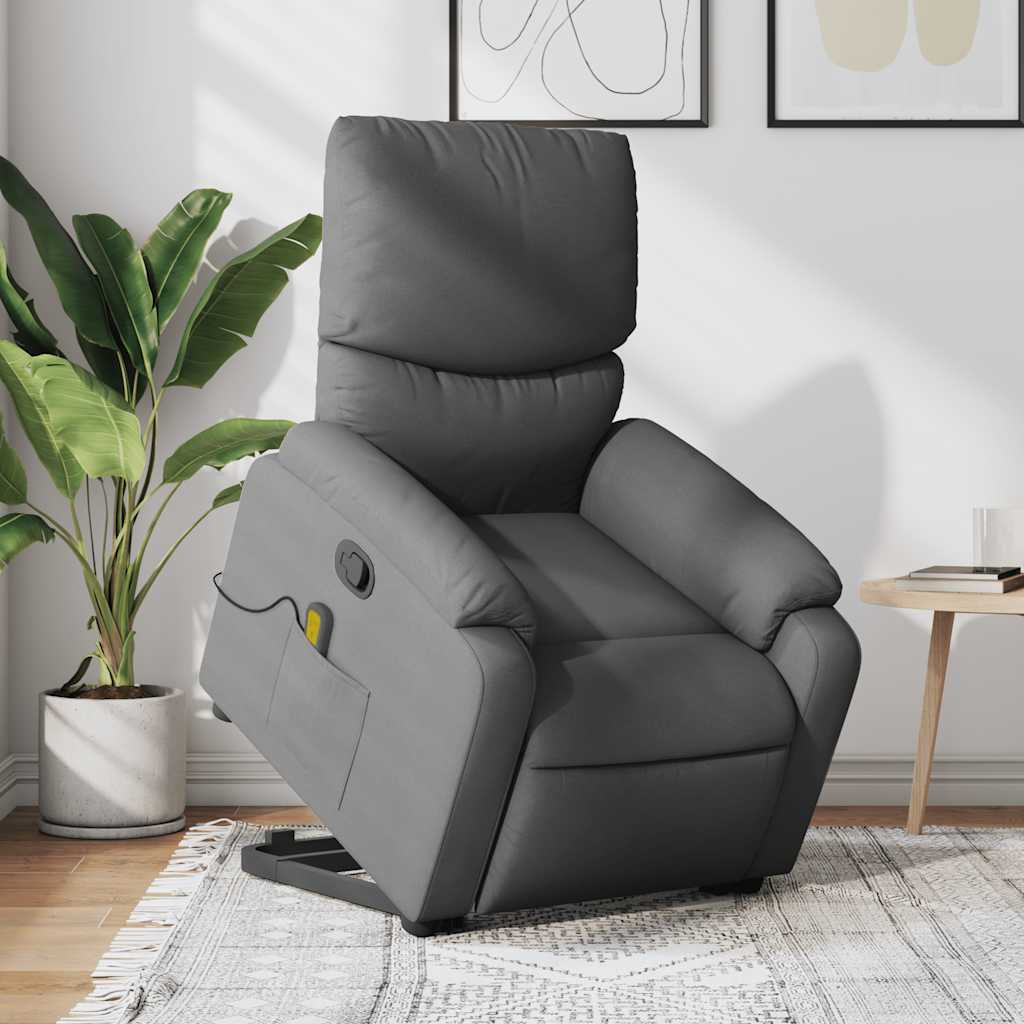 Electric Stand Up Massage Recliner Chair Fabric