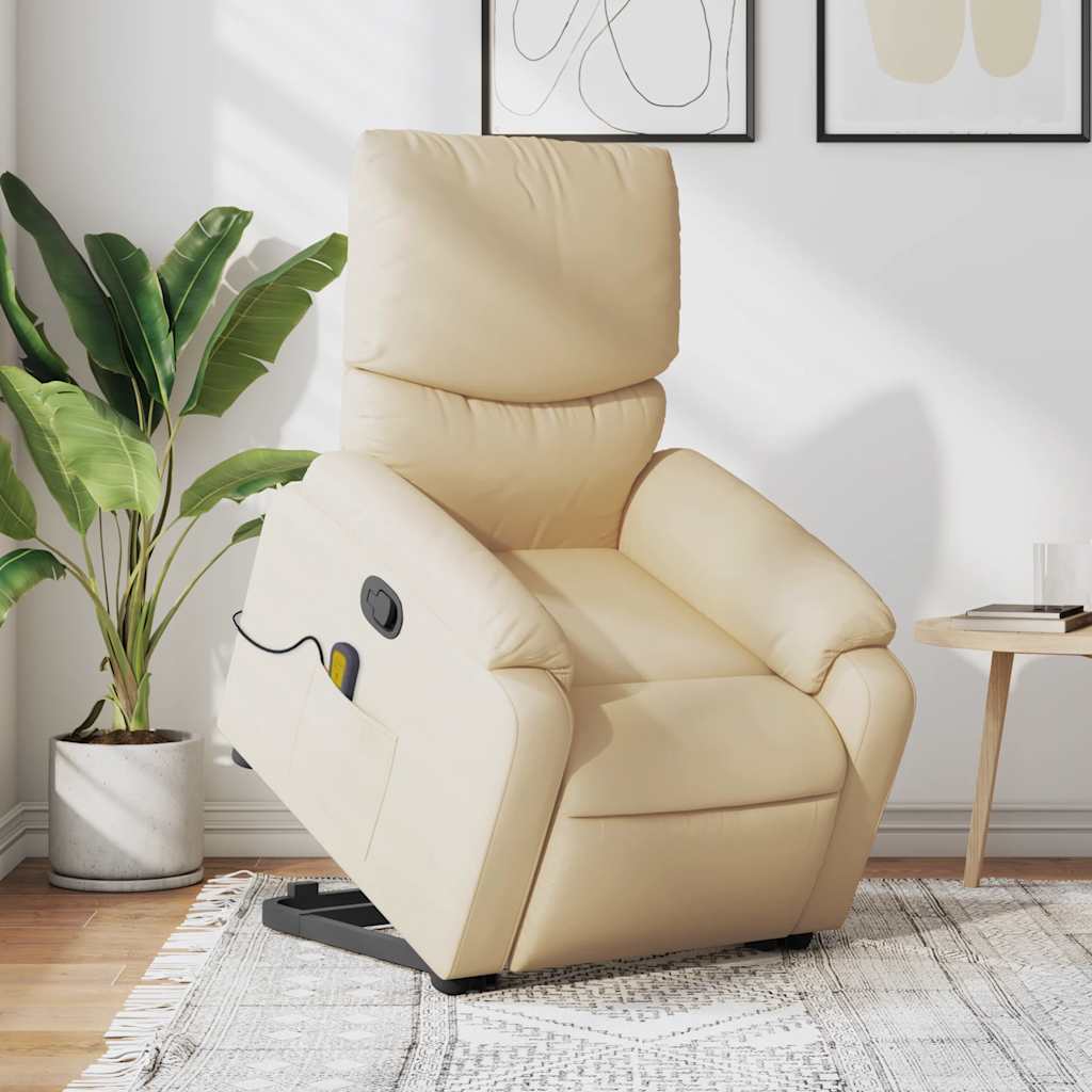 Electric Stand Up Massage Recliner Chair Fabric