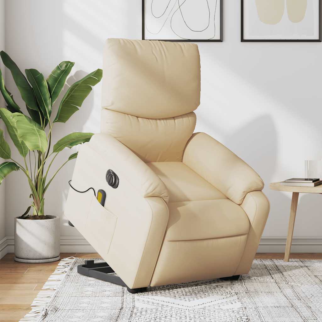 Electric Stand Up Massage Recliner Chair Fabric