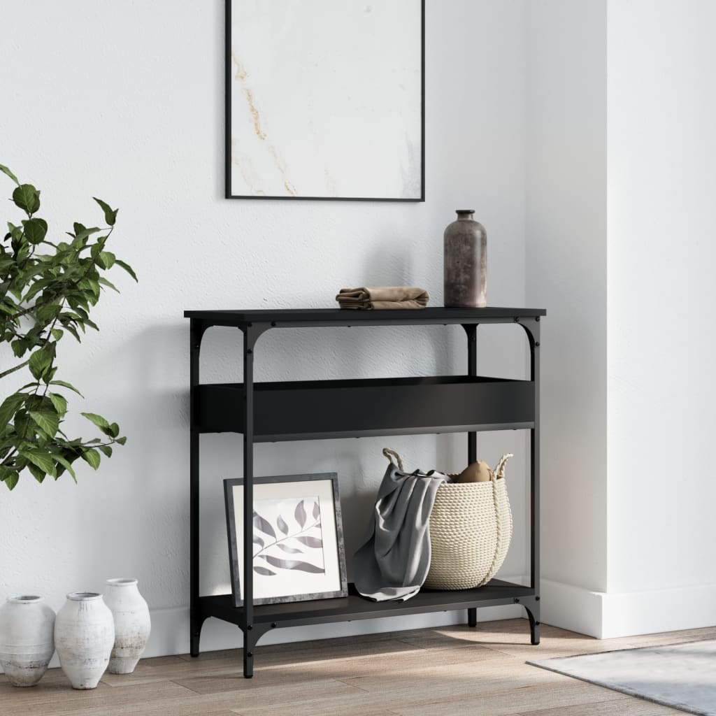 Console Table With Shelf X11.4&quot;X Engineered Wood