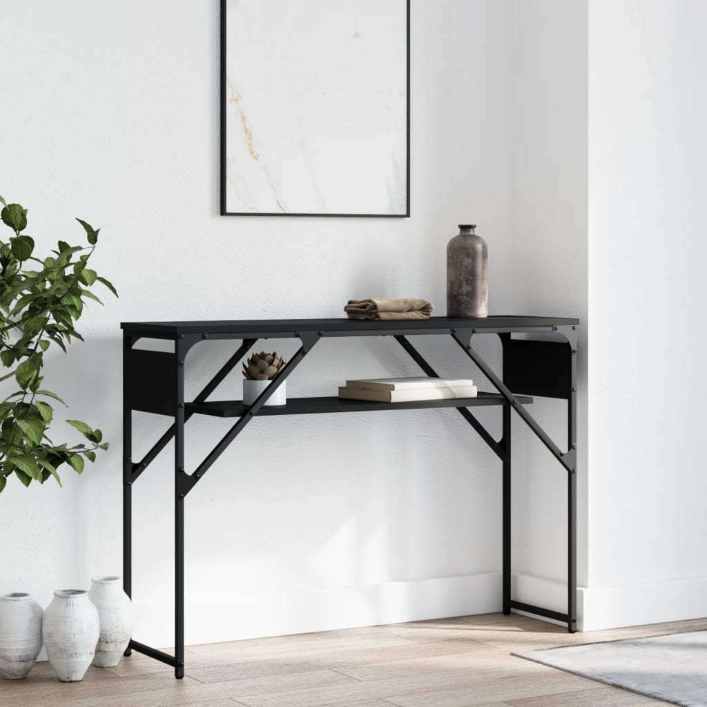 Console Table With Shelf X11.8&quot;X29.5&quot; Engineered Wood