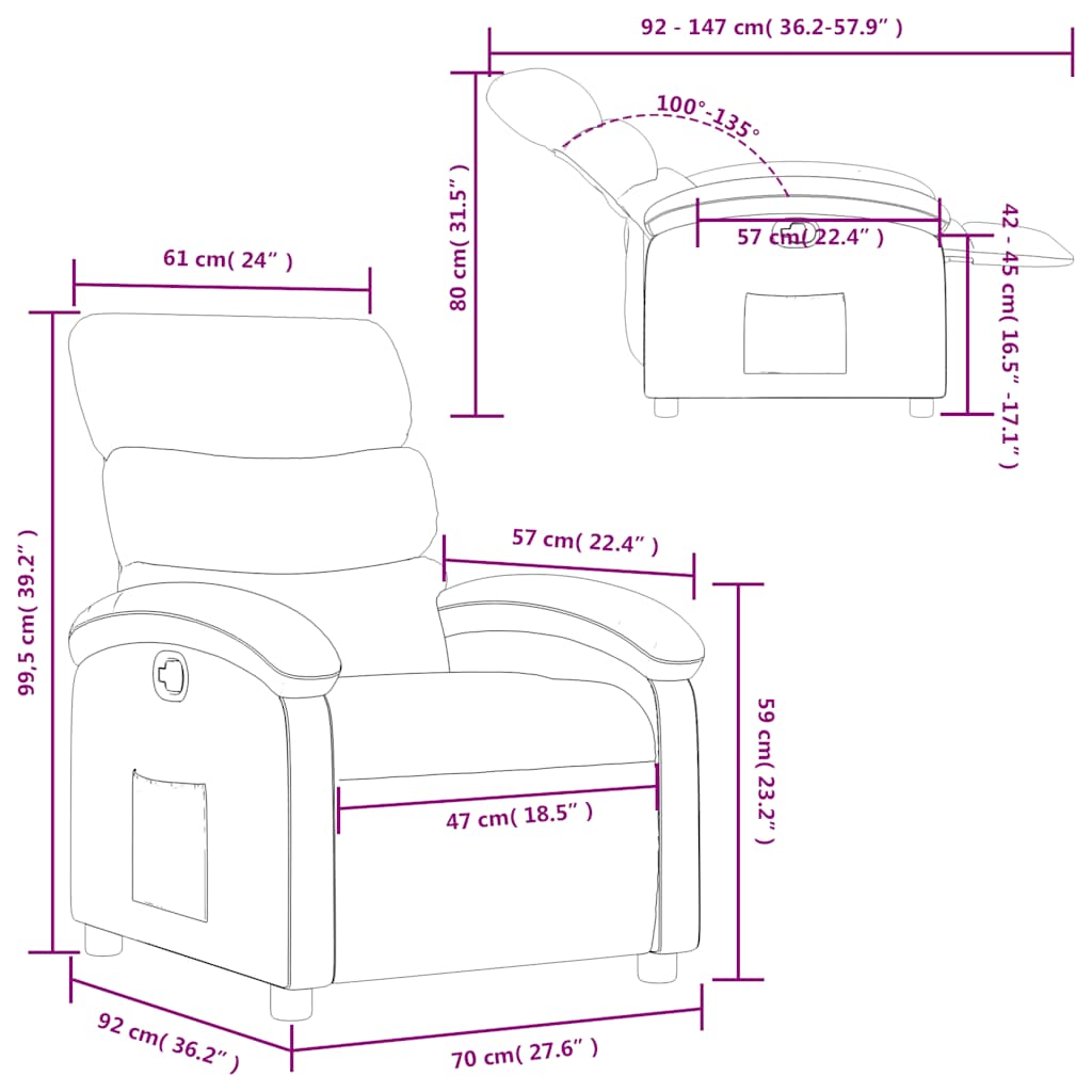 Recliner Chair Fabric