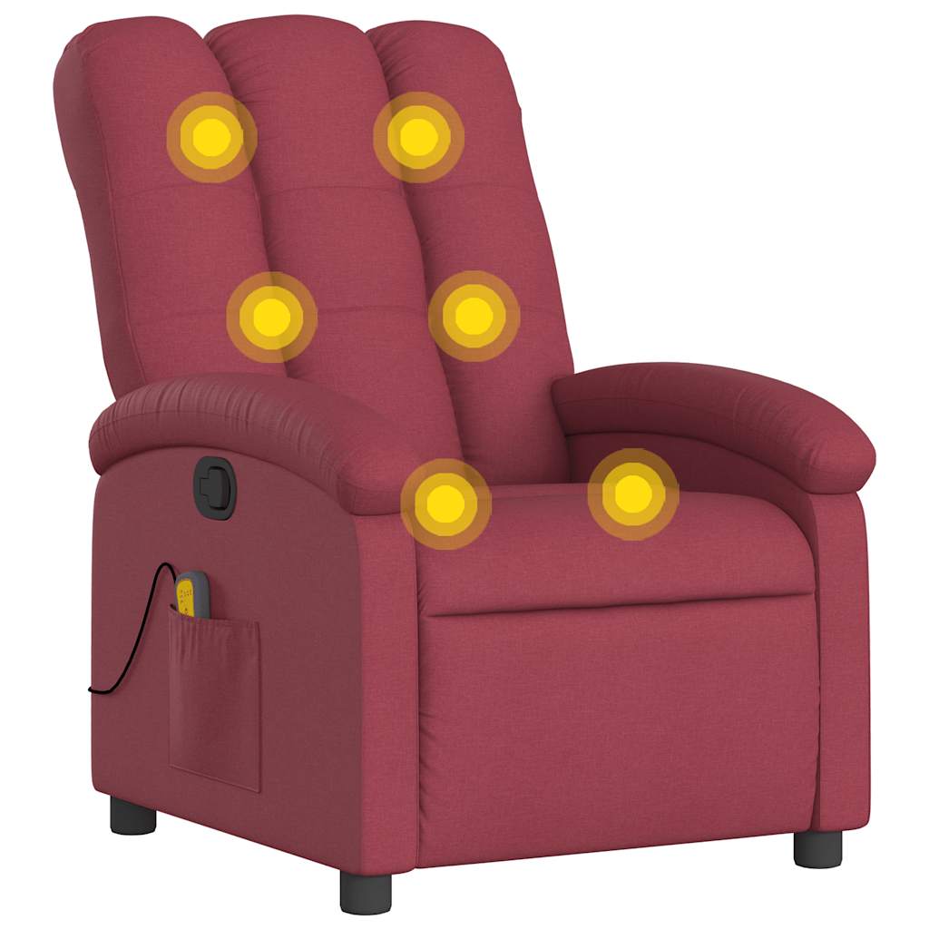 Massage Recliner Chair Fabric