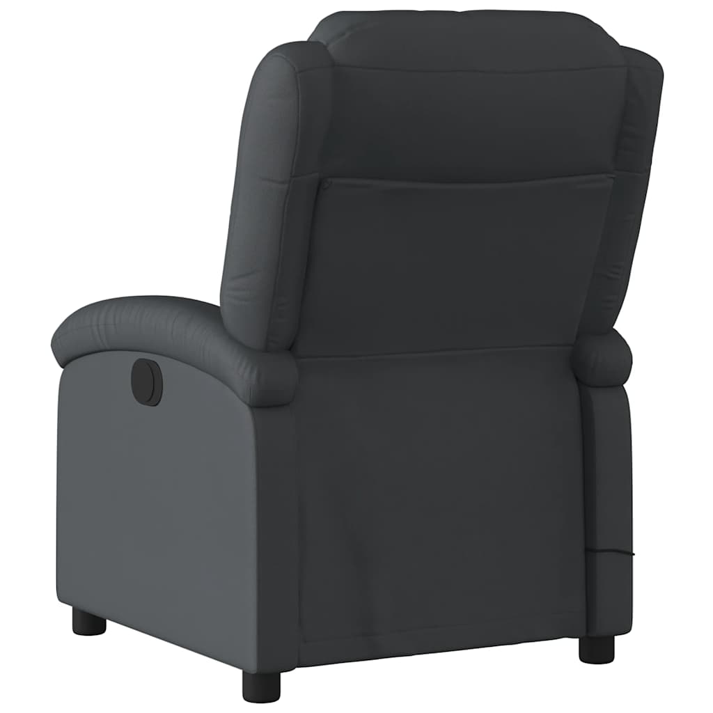 Massage Recliner Chair Real Leather