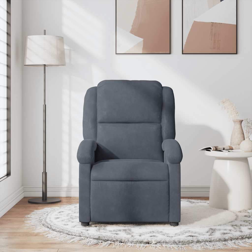 Massage Recliner Chair Velvet