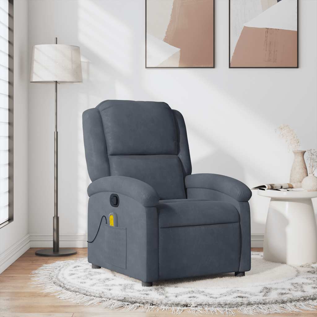 Massage Recliner Chair Velvet