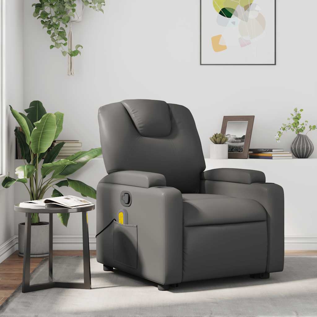 Massage Recliner Chair Faux Leather