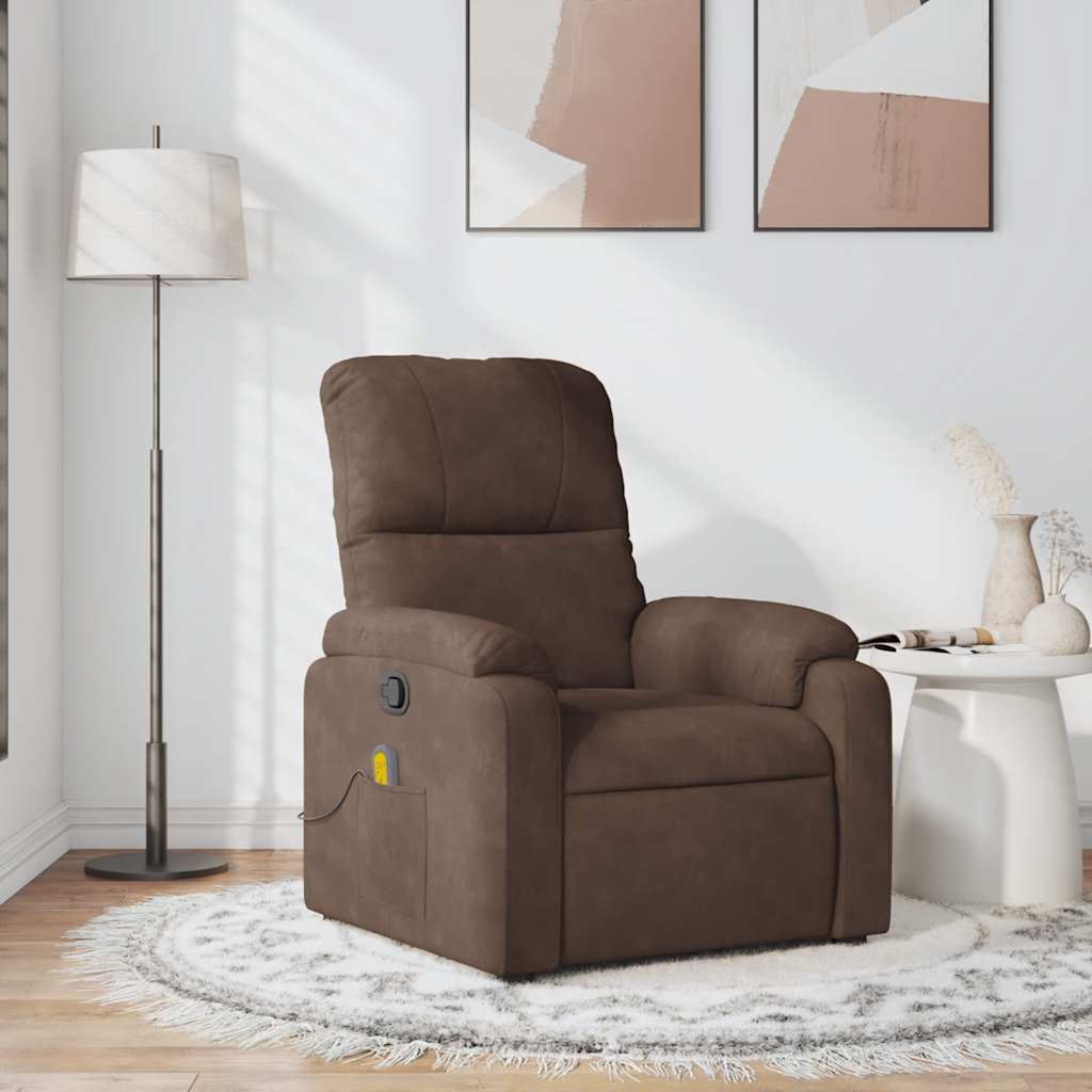 Massage Recliner Chair Microfiber Fabric