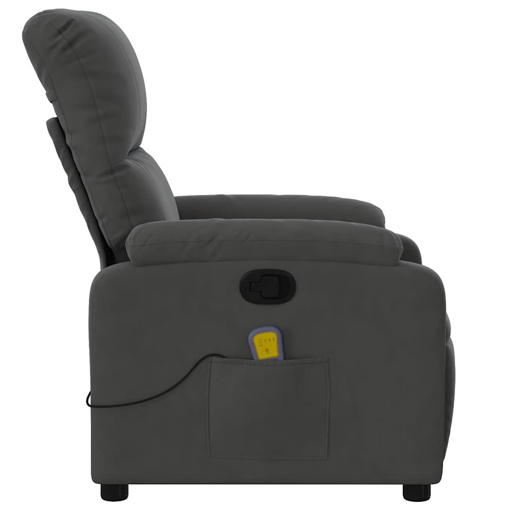 Massage Recliner Chair Microfiber Fabric