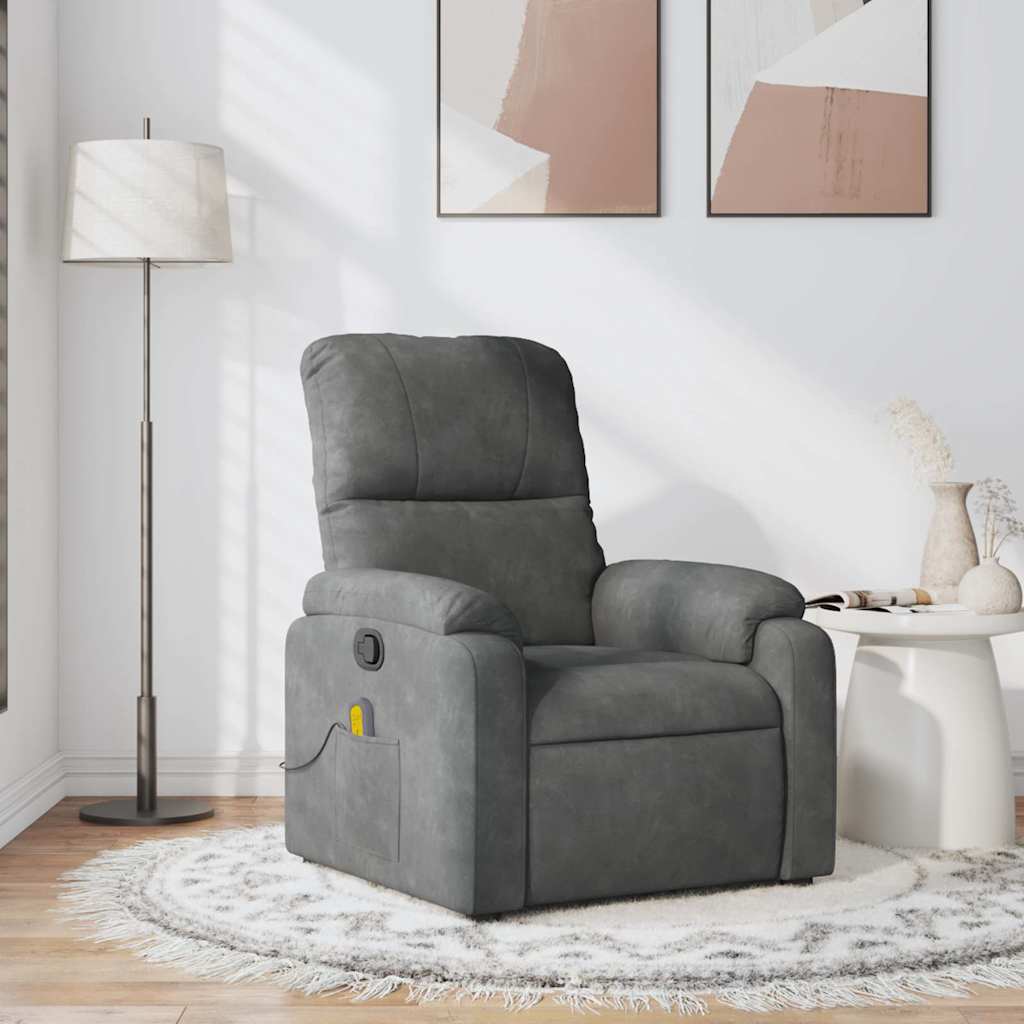 Massage Recliner Chair Microfiber Fabric