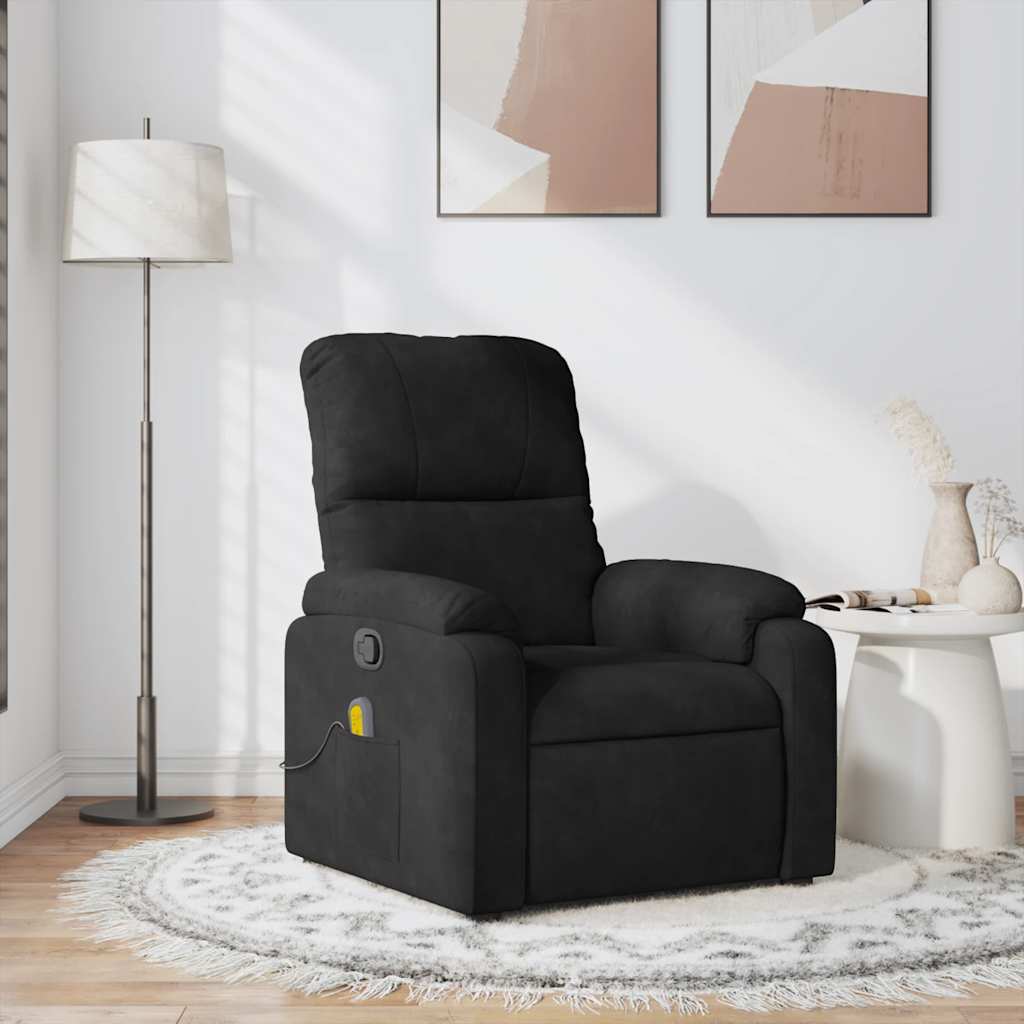 Massage Recliner Chair Microfiber Fabric