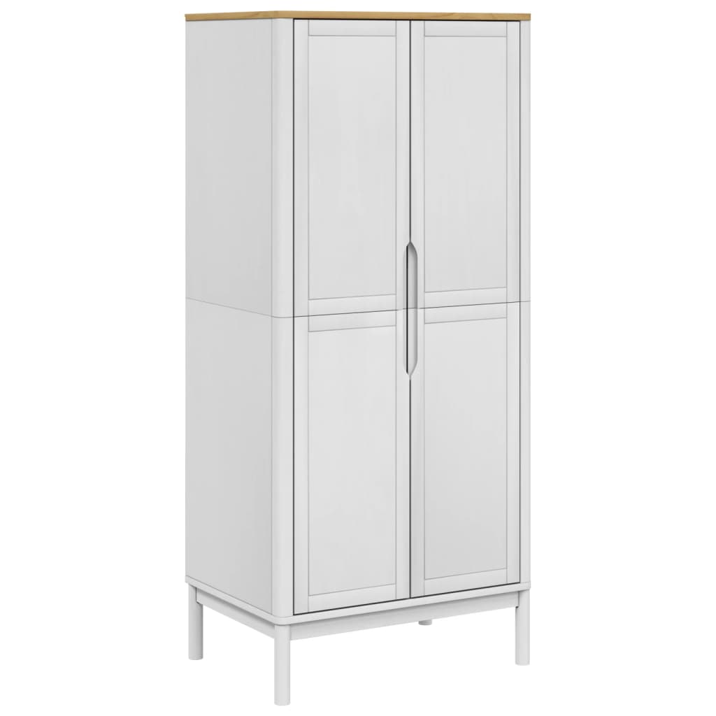 Wardrobe Floro 30.3&quot;X20.9&quot;X67.3&quot; Solid Wood Pine