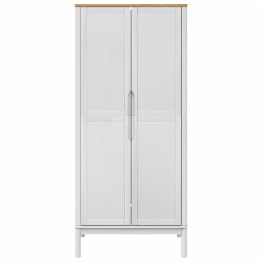 Wardrobe Floro 30.3&quot;X20.9&quot;X67.3&quot; Solid Wood Pine