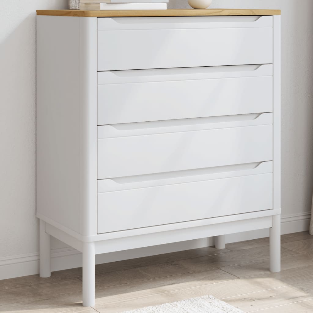 Chest Of Drawers Floro Solid Wood Pine