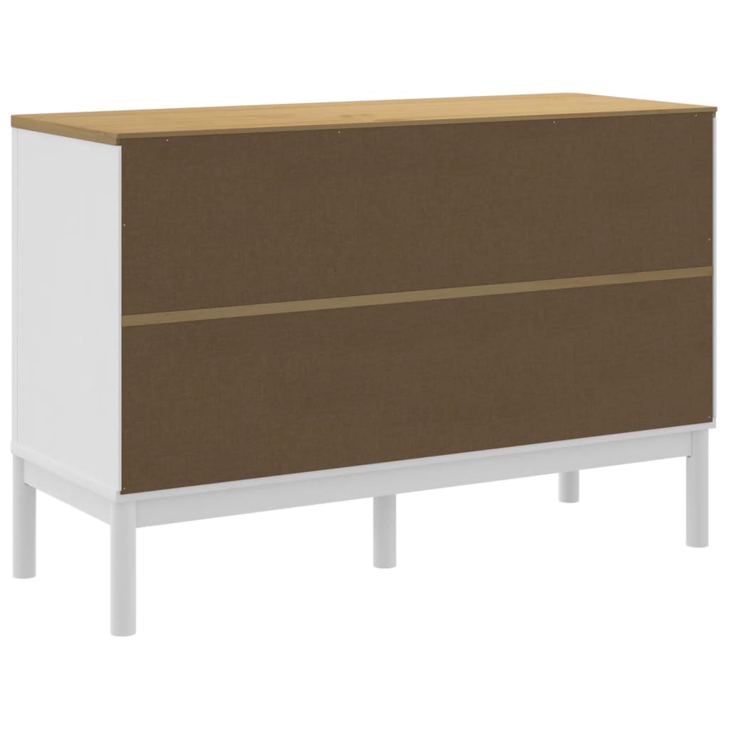 Chest Of Drawers Floro Solid Wood Pine