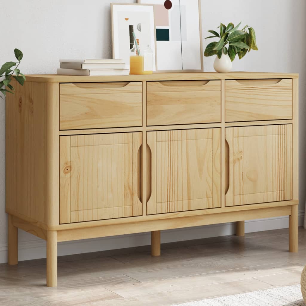 Sideboard Floro 44.9&quot;X16.9&quot;X29.1&quot; Solid Wood Pine