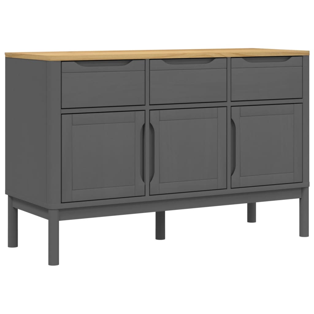 Sideboard Floro 44.9&quot;X16.9&quot;X29.1&quot; Solid Wood Pine