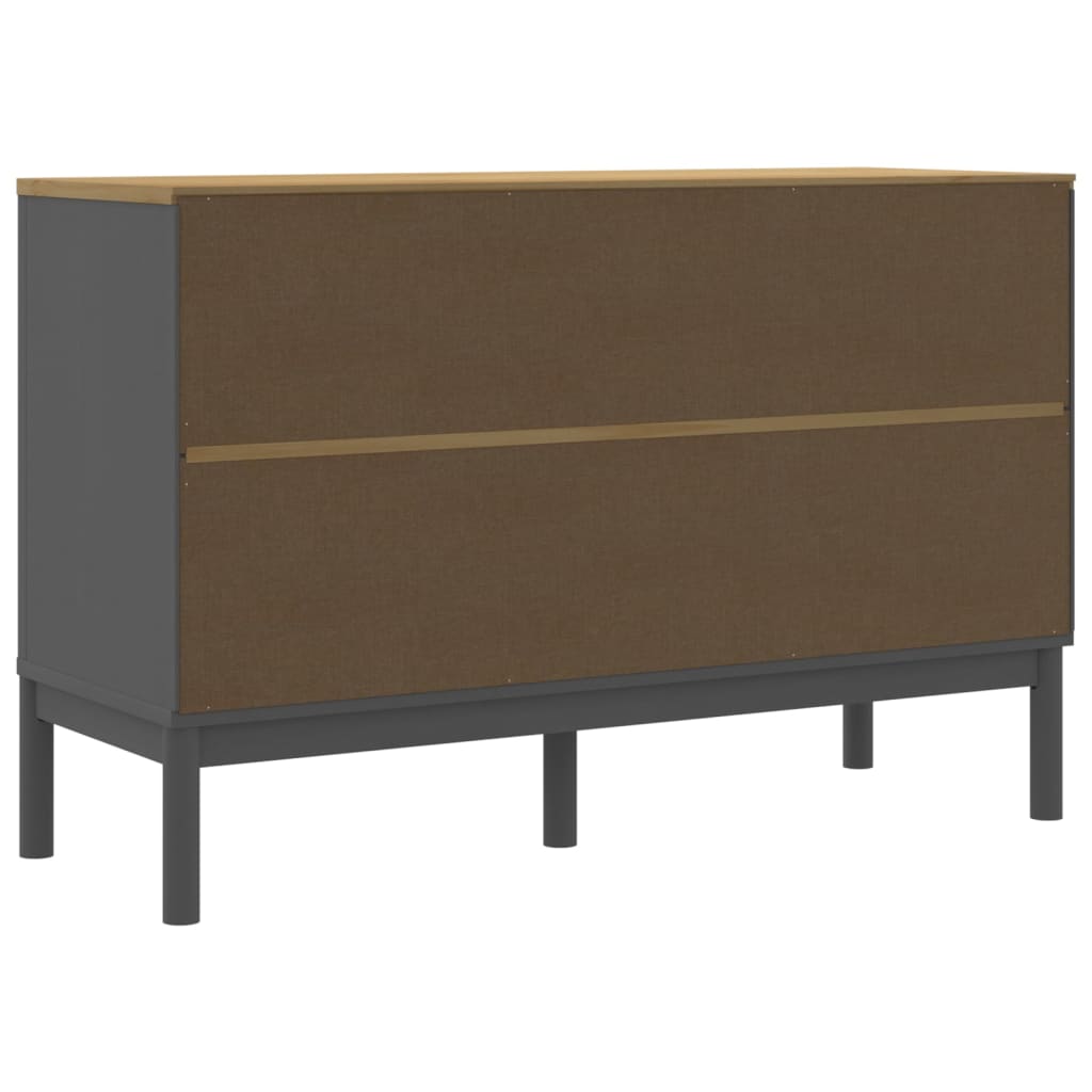 Sideboard Floro 44.9&quot;X16.9&quot;X29.1&quot; Solid Wood Pine