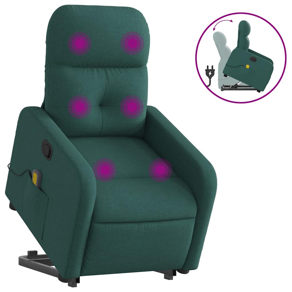 Stand Up Massage Recliner Chair Fabric