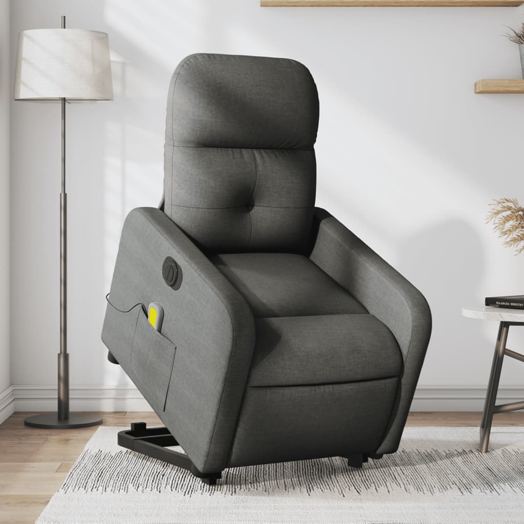 Stand Up Massage Recliner Chair Fabric