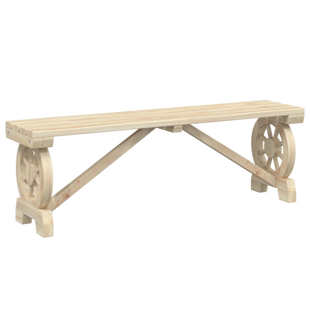 Patio Bench Solid Wood Fir