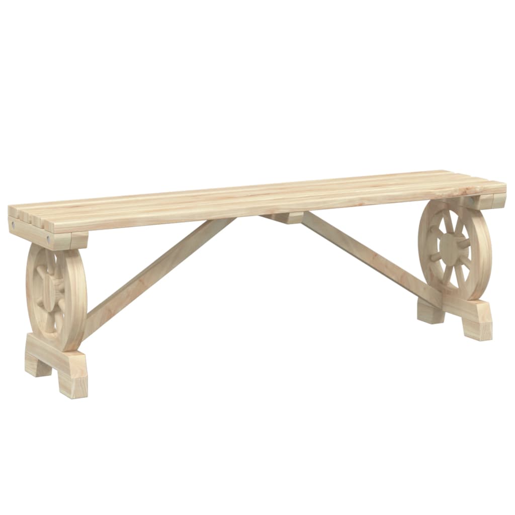 Patio Bench Solid Wood Fir