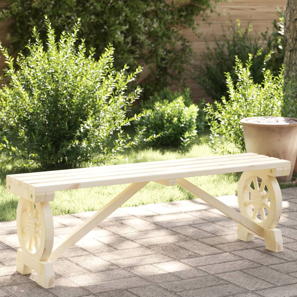 Patio Bench Solid Wood Fir