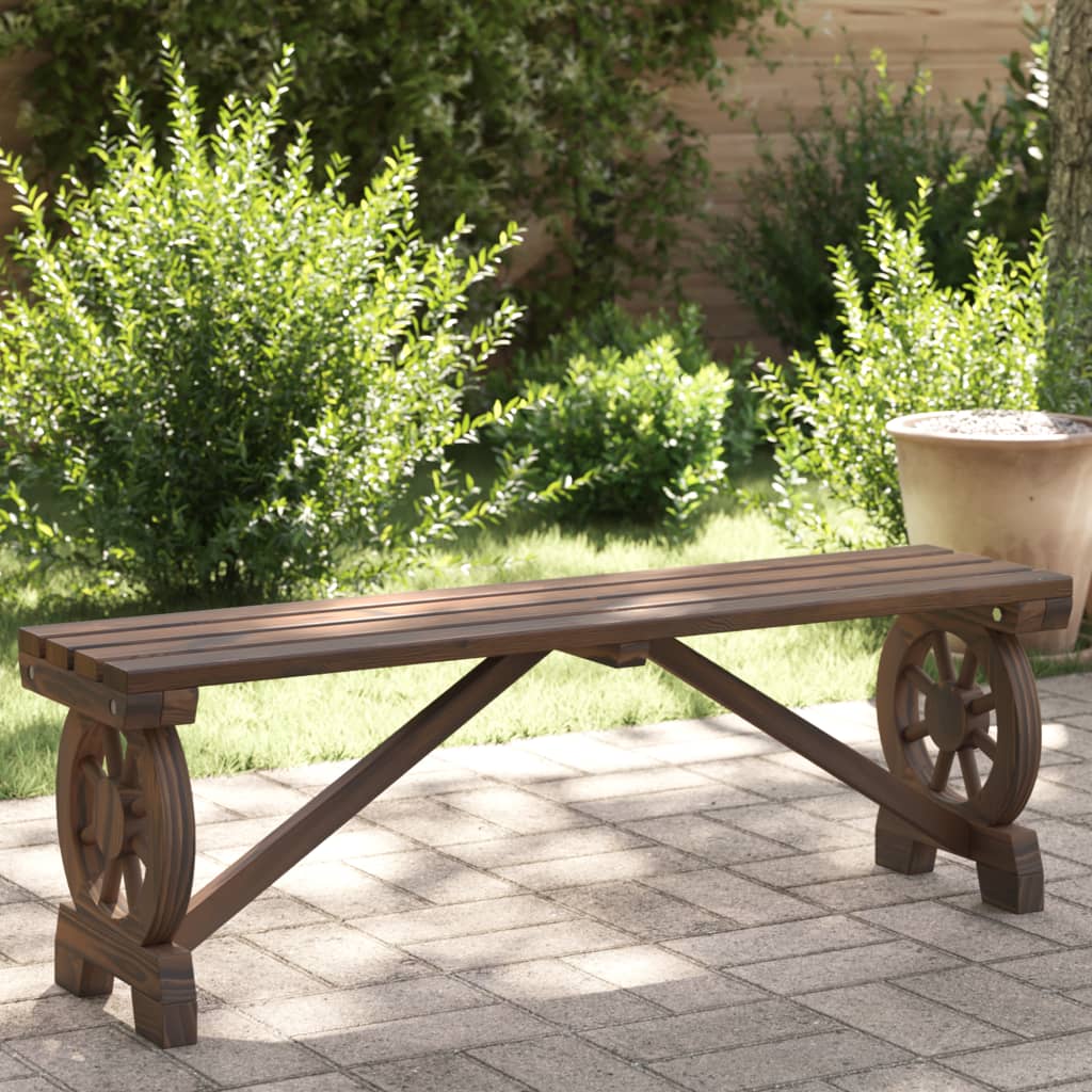 Patio Bench Solid Wood Fir