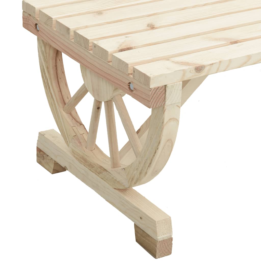 Patio Table 45.3&quot;X21.7&quot;X25.6&quot; Solid Wood Fir