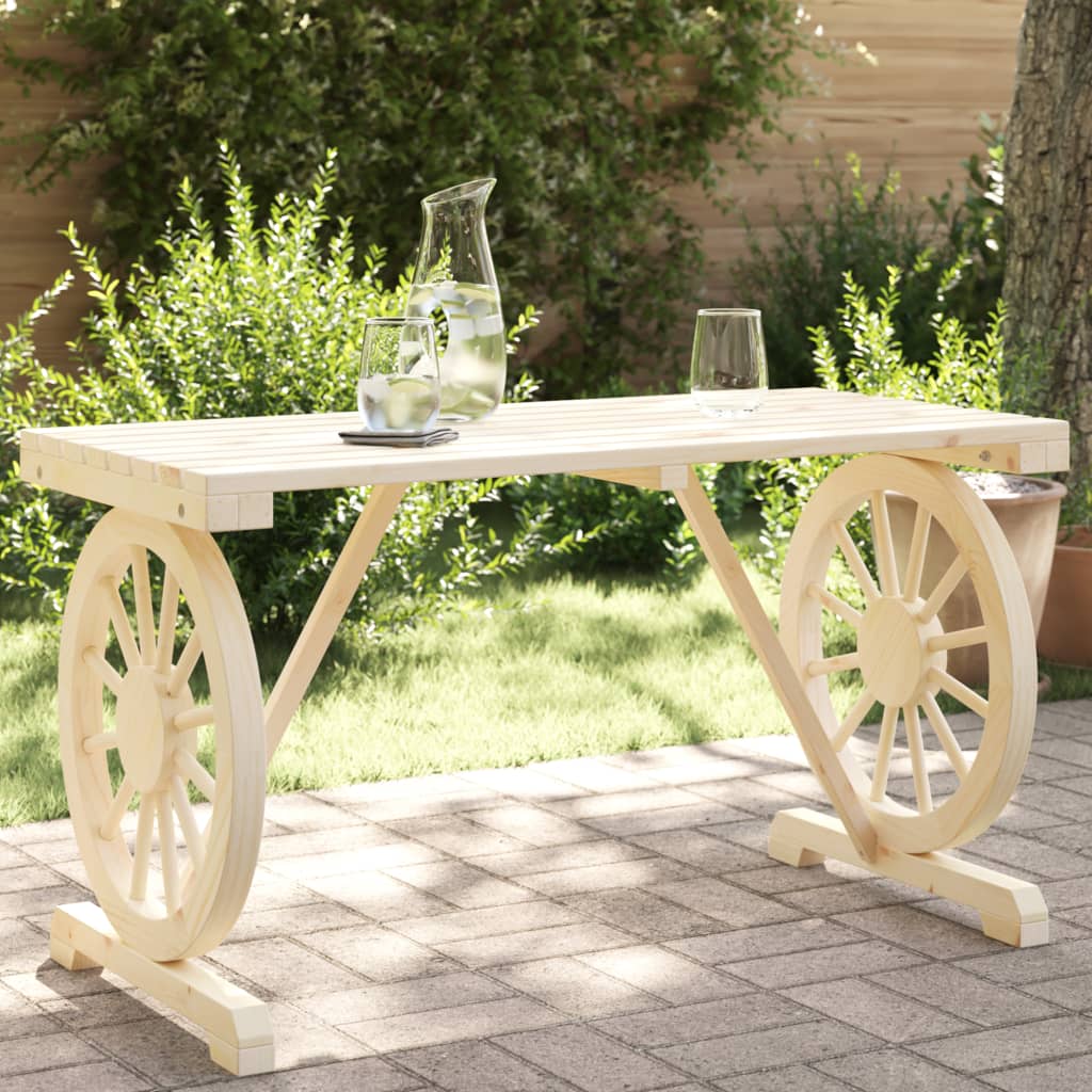 Patio Table 45.3&quot;X21.7&quot;X25.6&quot; Solid Wood Fir