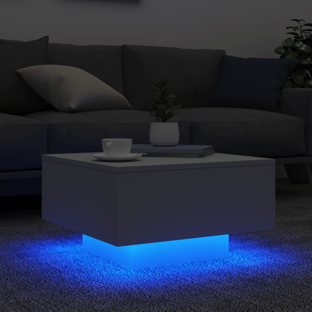 Coffee Table With Led Lights